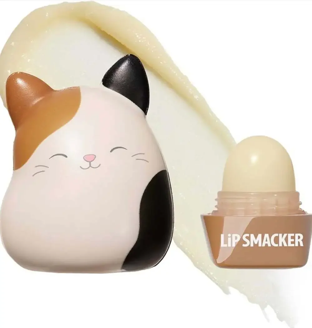 Lip Smacker Squishmallows Cam the Cat Vanilla Lip‎ Balm, 0.2 oz